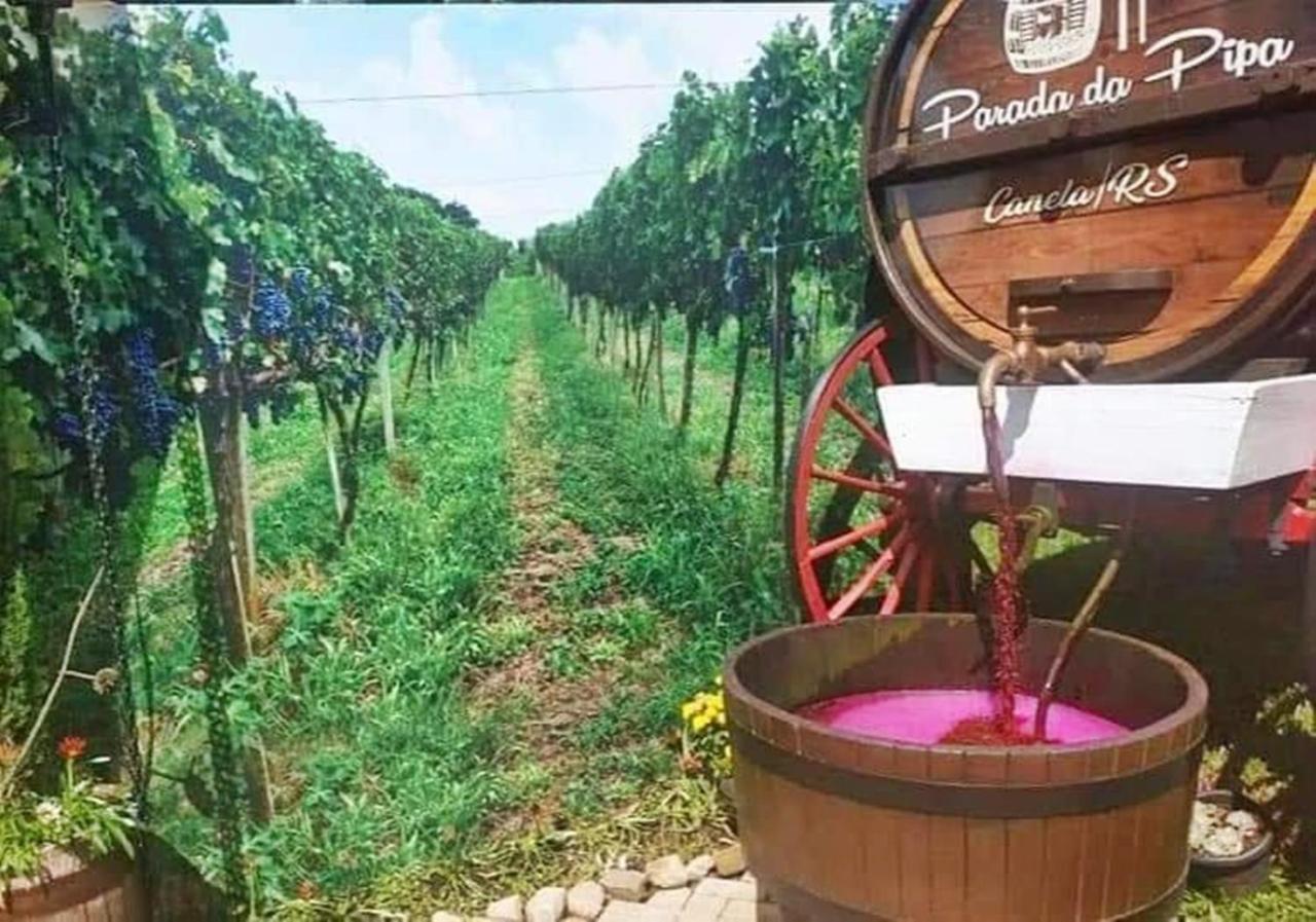 Chalé Temático em Pipa de Vinho - Parada da Pipa Chalés Canela Exterior foto
